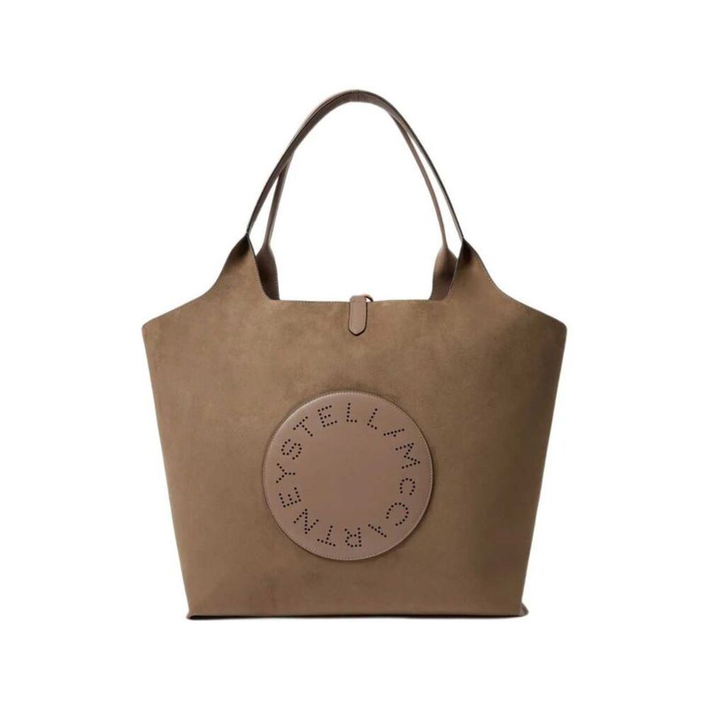 Stella Mccartney Women Stella Logo Perforated Tote Bag